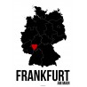 Frankfurt Heart Poster