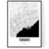 Toronto Metro Map Poster