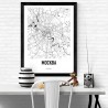 Moscow Metro Map Poster