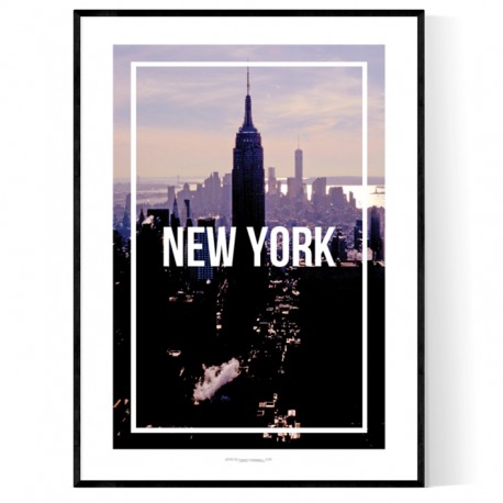 New York Frame Poster