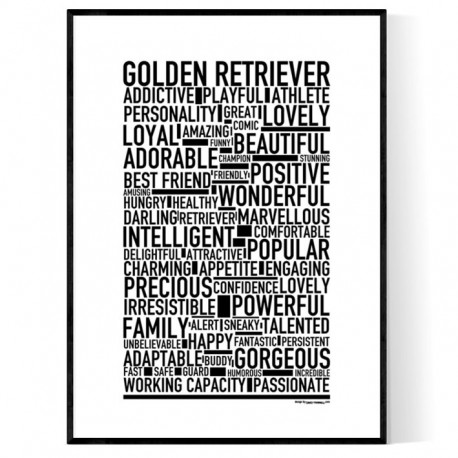 Golden Retriever Poster