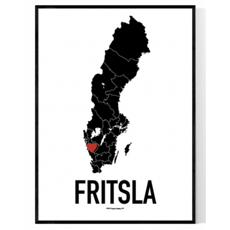 Fritsla Heart Poster