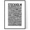 Stockholm XL Poster