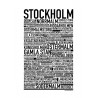 Stockholm XL Poster