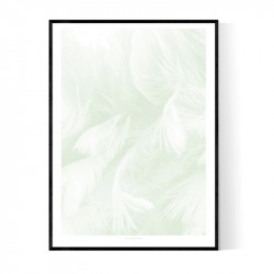 Abstract Green Feathers