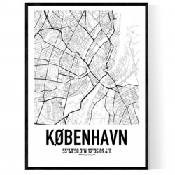 Copenhagen Map Poster