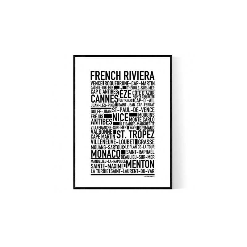 French Riviera Poster